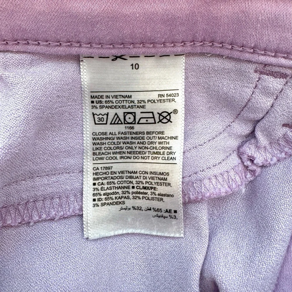 Old Navy Ballerina Jeggings Kids Size 10 Purple‎ Cropped Stretch Skinny Pants